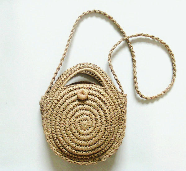 Handmade crossbody Woven Bag Summer Beach