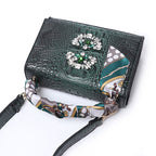 Women's Autumn And Winter Fashion One-shoulder Diagonal Diamond hand Bag