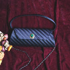 Vintage Antique Bag With Drill Hand Carrying Chain handbag