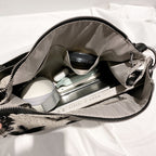 Black-and-white Big Bag shoulder bag Large Capacity