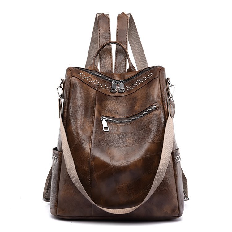 Shoulder School Bag Female Wild Backpack Simple Large Capacity Travel Bag