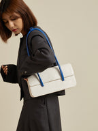 High Sense Of Klein Blue Contrast Color shoulder bag Women