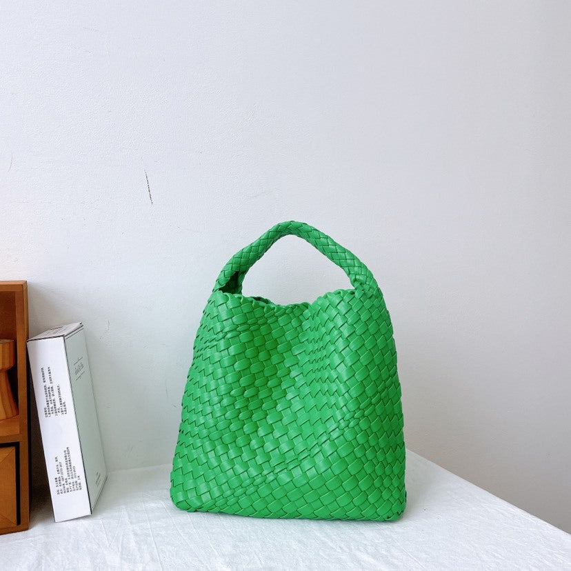 Woven Large Capacity Versatile Tote Shoulder Bag