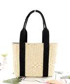 Hand Carry Paper Rope Woven Beach Women's Bag