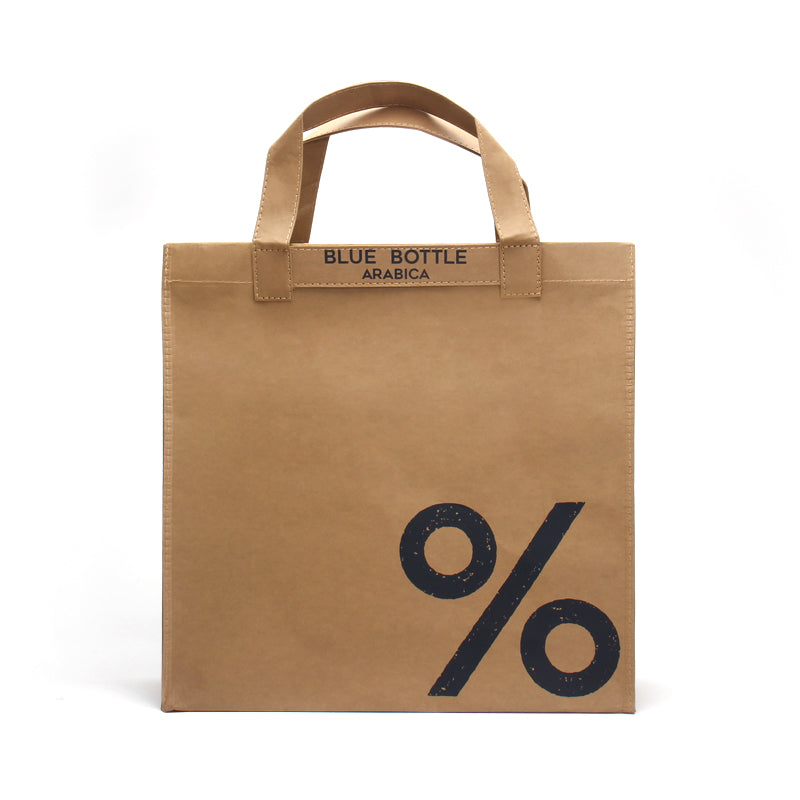 Vertical Square Leather Tote Bag shopping Bag