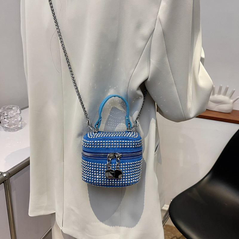 Retro All-match Box Hand Carry Casual Women's Bag