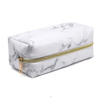 New Marbled White PU Cosmetic Storage Bag