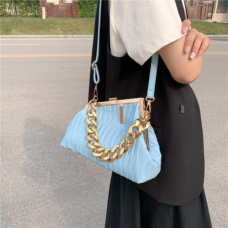 Net Red Versatile Chain One Shoulder Small Square Bag