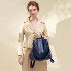 Versatile Large-Capacity Anti-Theft Bag Soft Leather Backpack