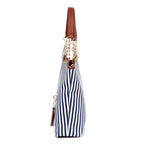 Ladies Fashion Shoulder Bag Tassel Handbag Large Capacity Simple