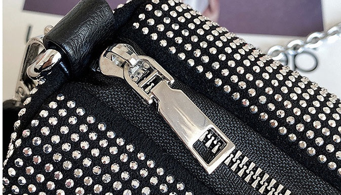 Bright Drill Love Cylinder Bag Air Chain