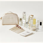 Double Zipper Toast Cosmetic Bag With Large Capacity