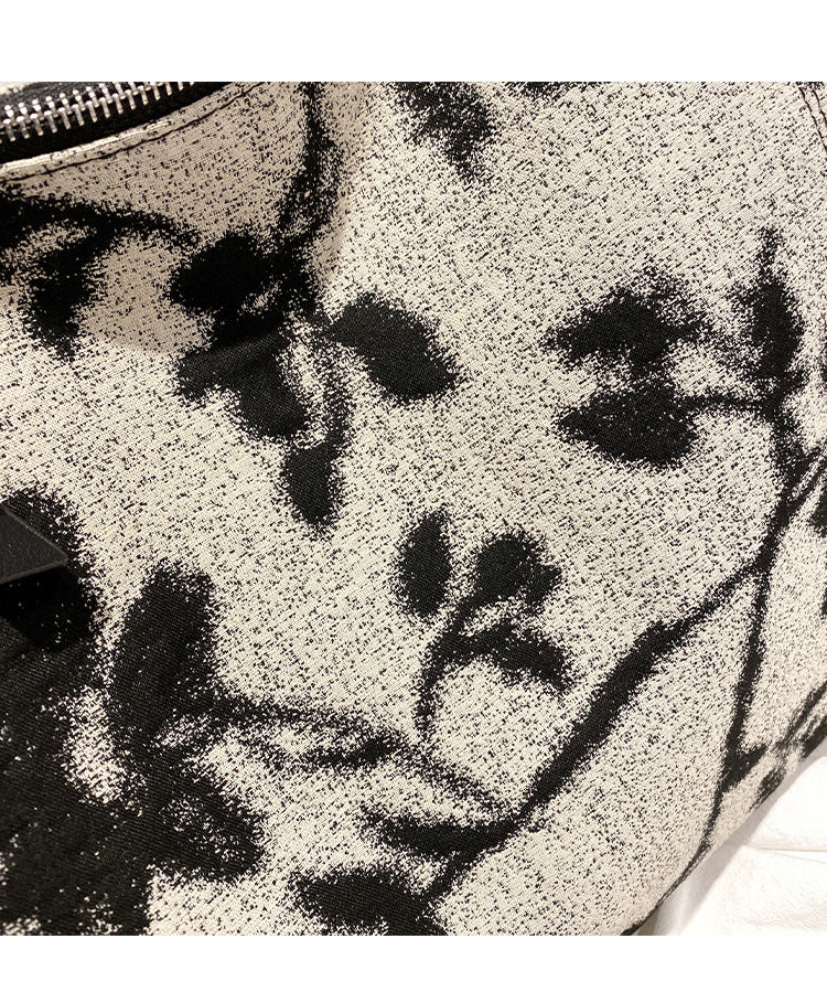 Black-and-white Big Bag shoulder bag Large Capacity