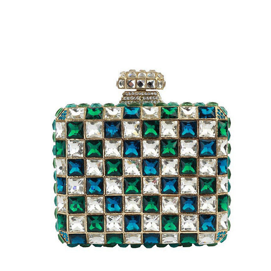 Original Clutch Bag With Handmade Diamond Evening bag