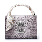 Women's Autumn And Winter Fashion One-shoulder Diagonal Diamond hand Bag