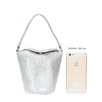 Cross-border New European And American Diamond Encrusted Dinner Bag