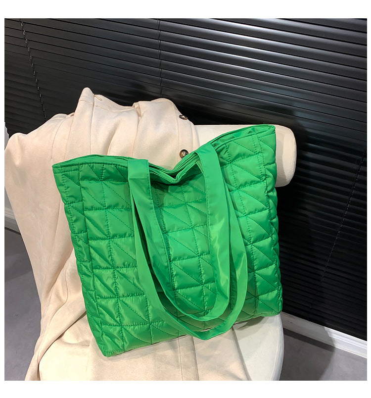 Simple Urban Large Capacity Women's Simple Embroidery Bag