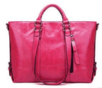 Amazon female bag new oil wax skin European and American fashion bag big brand shoulder bag handbag