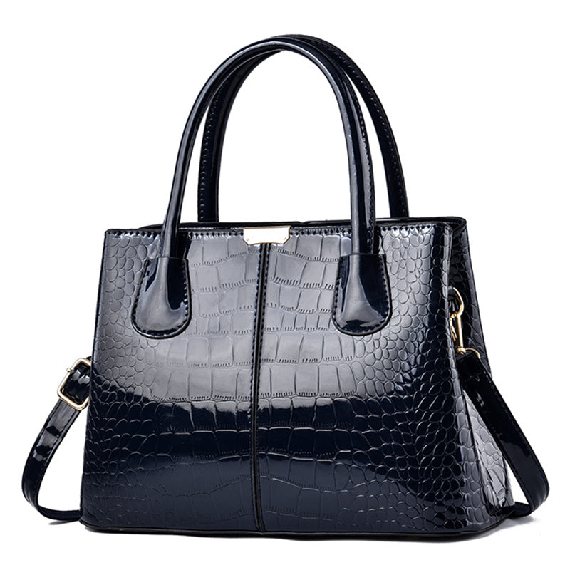 Stone Grain Simple Female Bag Large Capacity