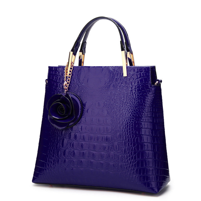 Fashion Pattern Portable Diagonal Shoulder Bag Shell Handbag