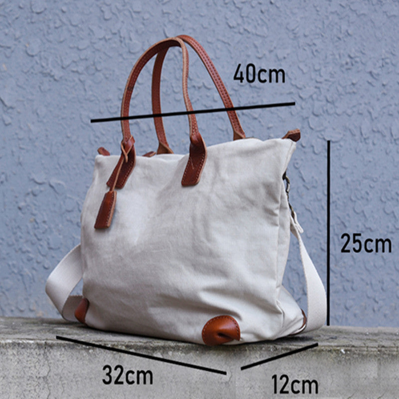 Canvas Retro Simple Trend One Shoulder Messenger shopping Bag