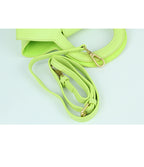 Sheepskin Solid Color Vegetable Basket Crossbody Bag
