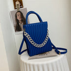 Women's Fashion New Chain S Type hand Bag