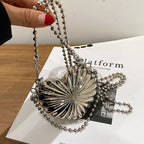 Personalized Mini Metal Fashion Chain Messenger Lipstick Bag