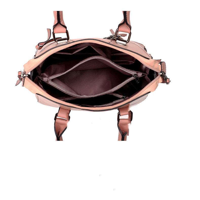 Four-piece Female Bag With Tassel Portable Picture handBag