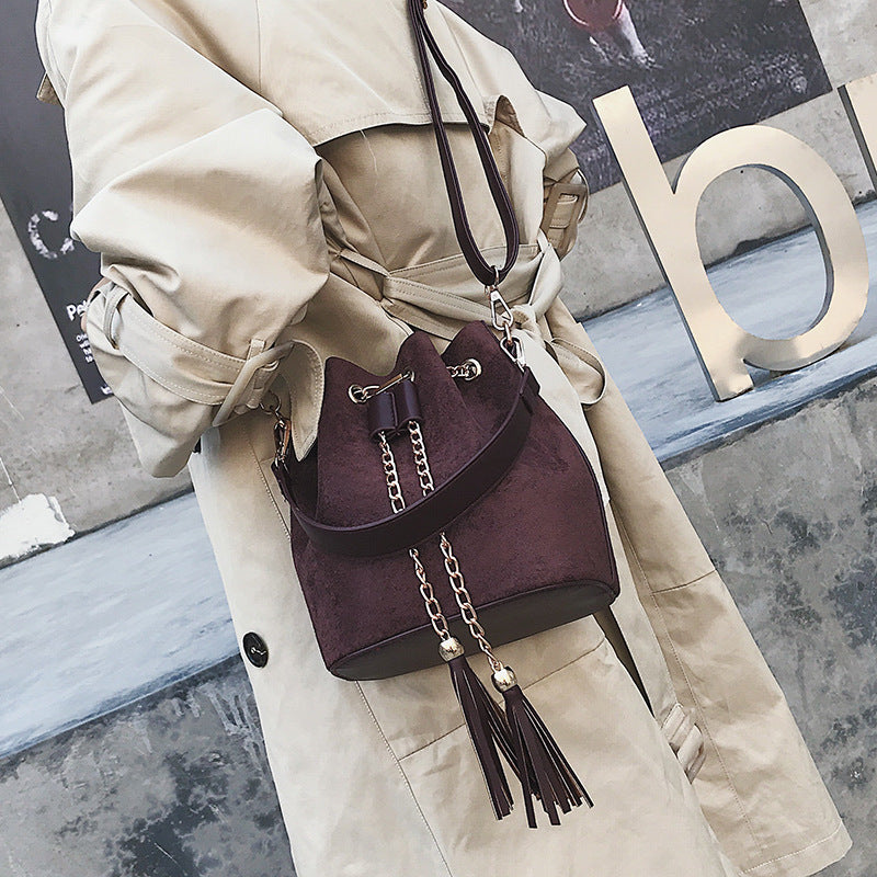 Small bag female new wave retro chain version of the wild bucket bag