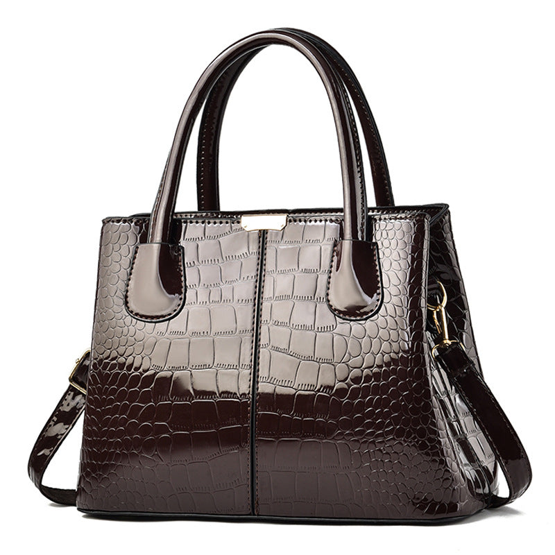Stone Grain Simple Female Bag Large Capacity