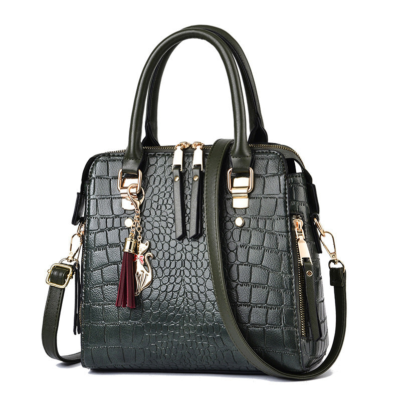 Fashion Snake Print Female Bag Large Capacity Handbag