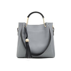 Tassel bucket big shoulder bag