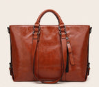 Amazon female bag new oil wax skin European and American fashion bag big brand shoulder bag handbag