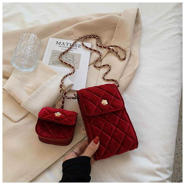 Women's High-end Niche Messenger Nylon Bag