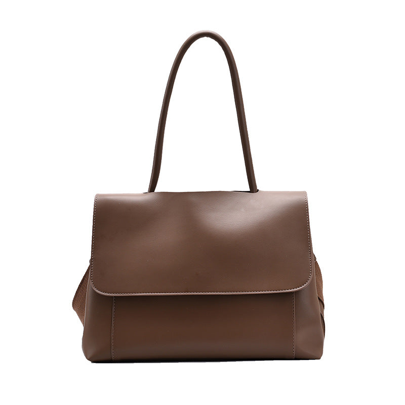 Imitation Leather Large Capacity Bucket Portable Shoulder Bag