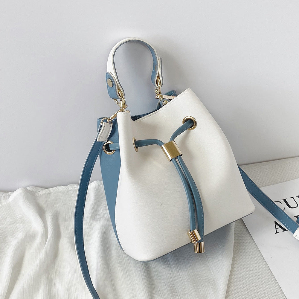 Simple One Shoulder Trendy All Match Bucket Bag