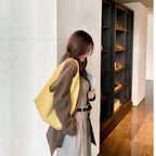 Large-Capacity Soft Leather shoulder bag With One-shoulder