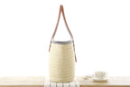Simple One-shoulder Woven Tassel Pendant Beach Bag