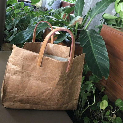 New Waterproof Paper Simple Handbag Ins shopping Bag
