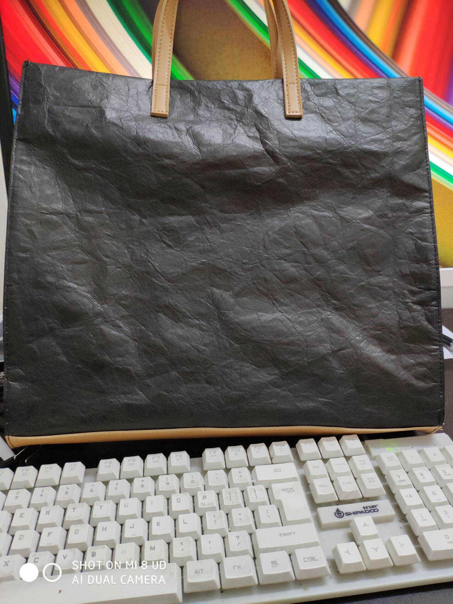 New Waterproof Paper Simple Handbag Ins shopping Bag