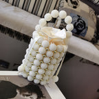 Beaded Bag, Pearl Bag, Single-Shoulder Messenger mini Bag