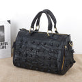 Cowhide Color Contrast beanie Color Handbag Messenger Female Bag