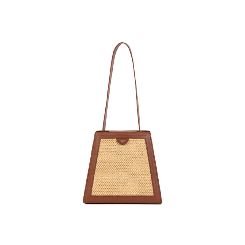 Simple Trapezoidal Stitching shoulder bag