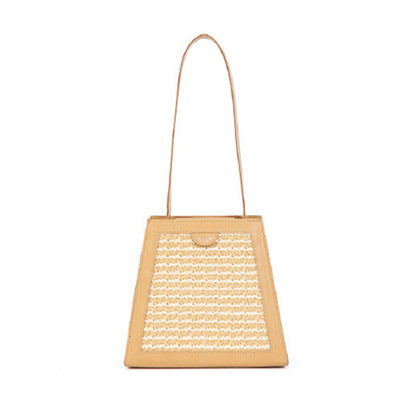 Simple Trapezoidal Stitching shoulder bag