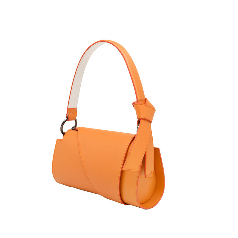 BagUnderarm Bag This Year'S Niche Design New Fashion Simple Personality Flap Bow Shoulder Handbag