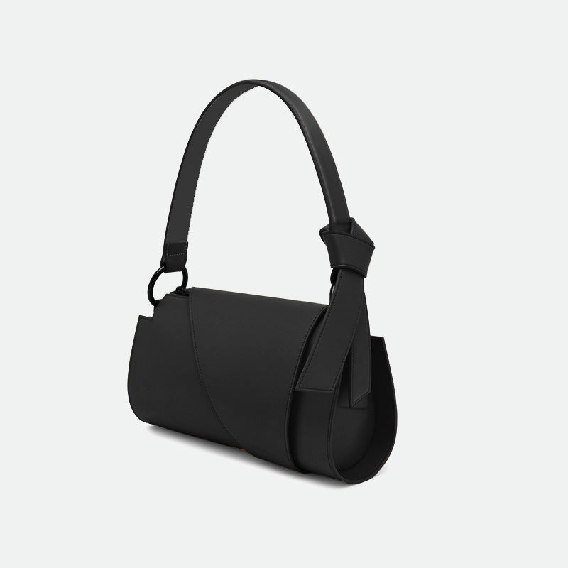 BagUnderarm Bag This Year'S Niche Design New Fashion Simple Personality Flap Bow Shoulder Handbag