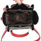 Western Style Soft Leather Embossed handBag