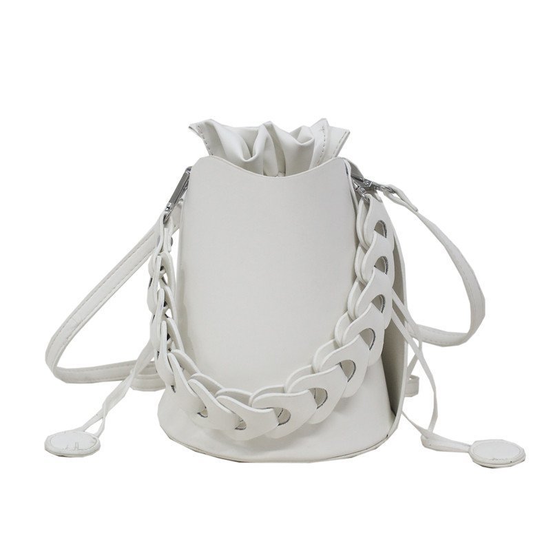 Trendy Fashion Net Red Bucket Bag Niche Design Diagonal Cross Ocean Shoulder Bag Casual Female Bag