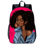 Girl Student School Bag Child